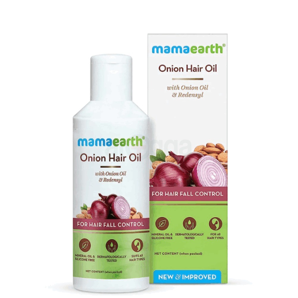 Mamaearth Onion Hair Oil & Redensyl