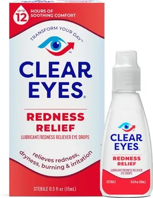 Clear Eyes Redness Eye Relief Eye Drops, 0.5 Fl Oz